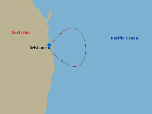 South Pacific cruise from Brisbane